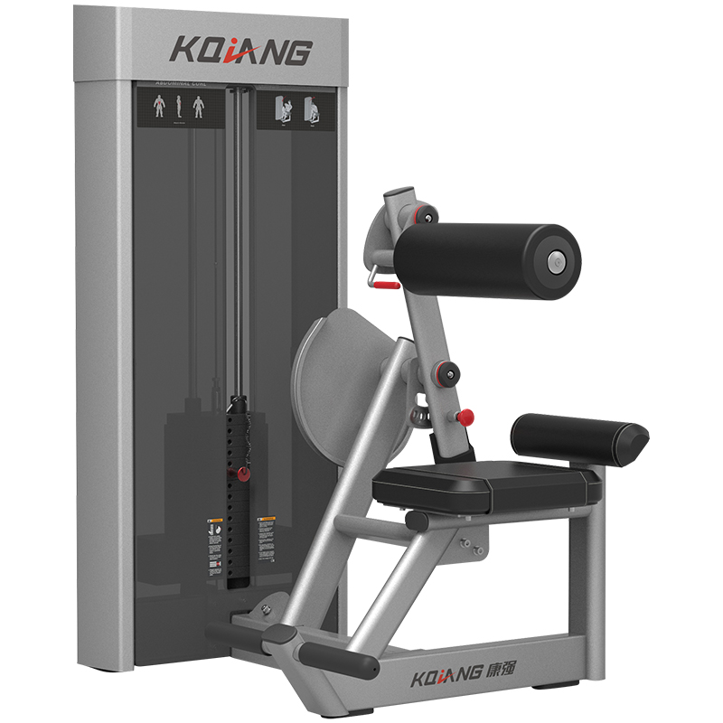 康强商用健身房坐姿腹肌训练器8009专用力量器械无氧健身器械