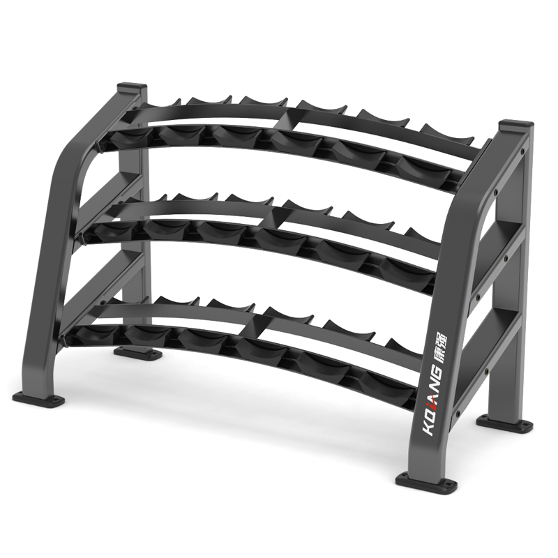 康强三层哑铃架（9副）G9267专业力量运动健身器材